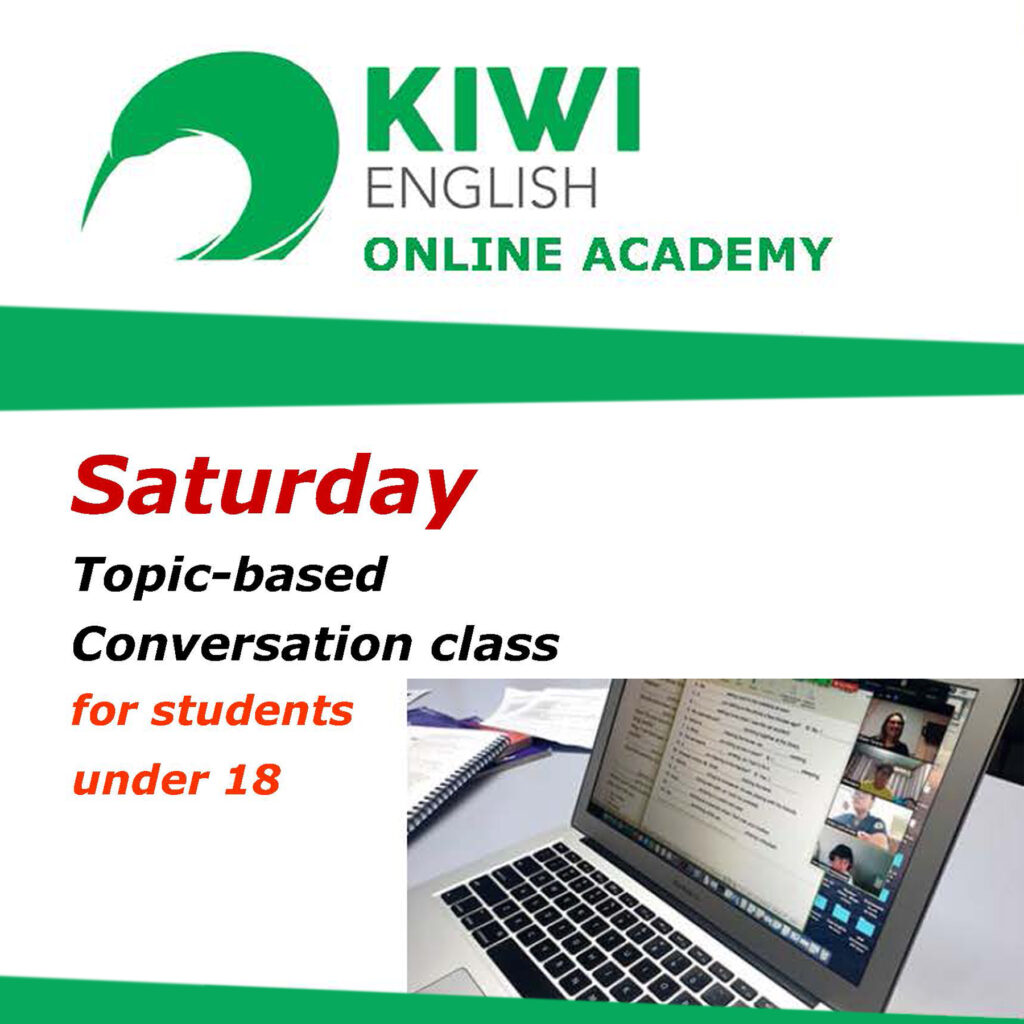 Kiwi English Saturday Topic-based Conversation class